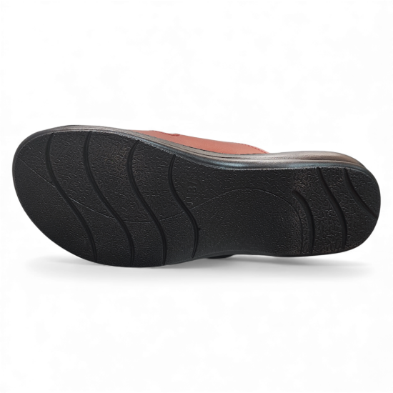 Sandalia Mujer Café Verona Confort New Walk - Imagen 2