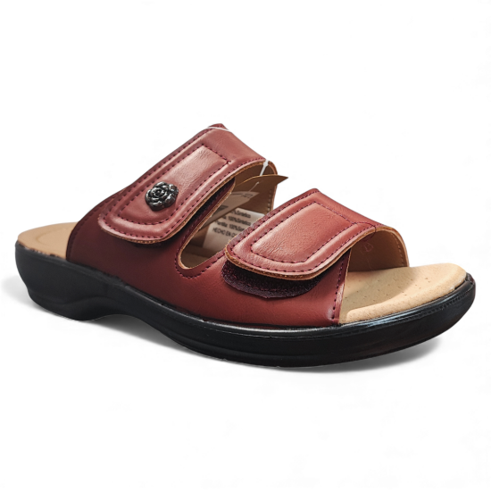 Sandalia Mujer Café Verona Confort New Walk - Imagen 3