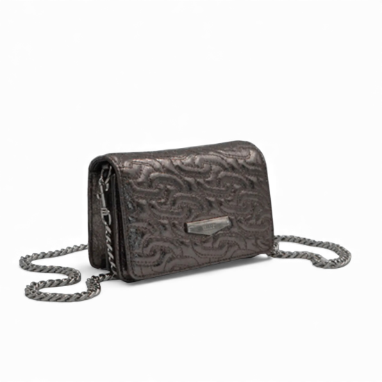 Cartera Relieves Cadena Larga Ellus - Imagen 2