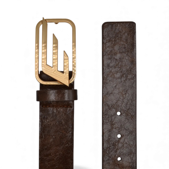 Cinturón Hebilla Cuadrada E smoke silver 2,3cm - Imagen 3