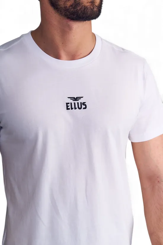 Polera Hombre Ellus Blanca Silicone Wash Back To The Legend - Imagen 4
