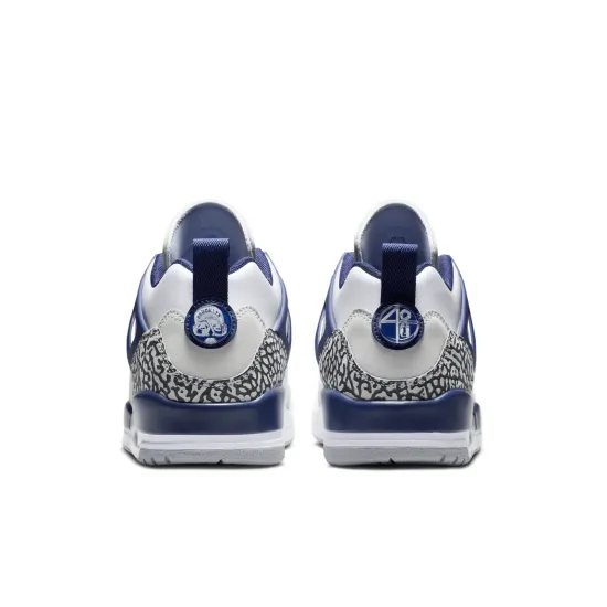 Zapatilla Hombre Spizike Low White/Midnight Navy Jordan Nike - Imagen 2