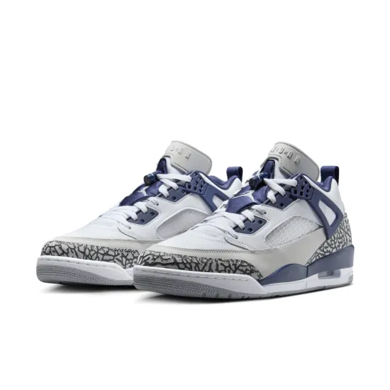 Zapatilla Hombre Spizike Low White/Midnight Navy Jordan Nike - Imagen 3