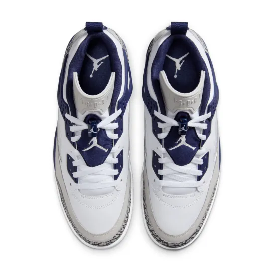 Zapatilla Hombre Spizike Low White/Midnight Navy Jordan Nike - Imagen 4