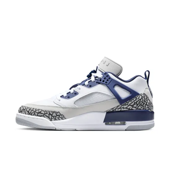 Zapatilla Hombre Spizike Low White/Midnight Navy Jordan Nike - Imagen 5