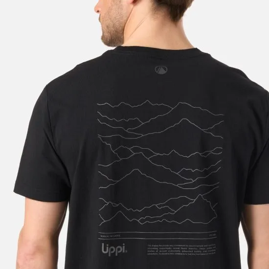 Polera Hombre Mountain Vibes T-Shirt Negro Lippi - Imagen 4