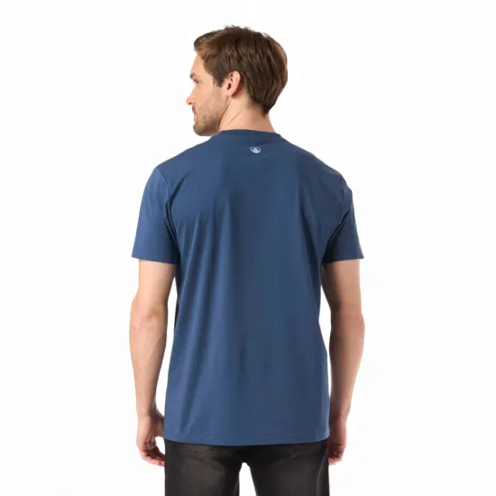 Polera Hombre Ulmo Point Sorona T-Shirt Azul Oscuro Lippi - Imagen 4