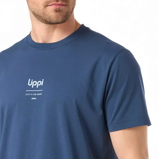 Polera Hombre Ulmo Point Sorona T-Shirt Azul Oscuro Lippi - Imagen 5