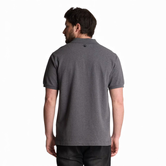 Polera Hombre M First Class Elastic Polo Melange Gris Lippi - Imagen 3