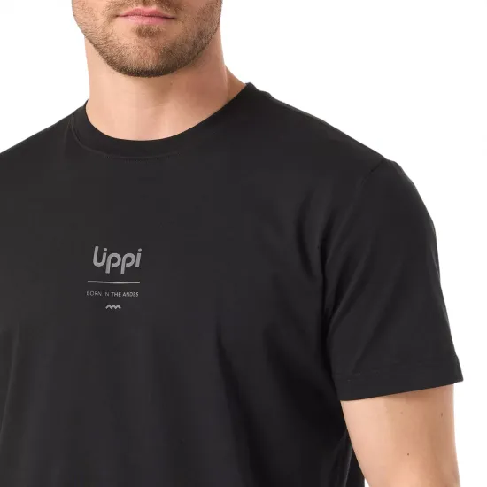 Polera Hombre Ulmo Point Sorona T-Shirt Negro Lippi - Imagen 5