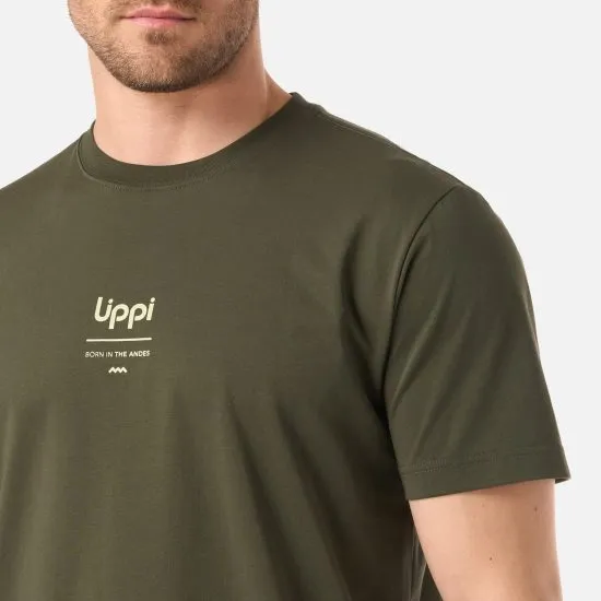 Polera Hombre Ulmo Point Sorona T-Shirt Verde Musgo Lippi - Imagen 3