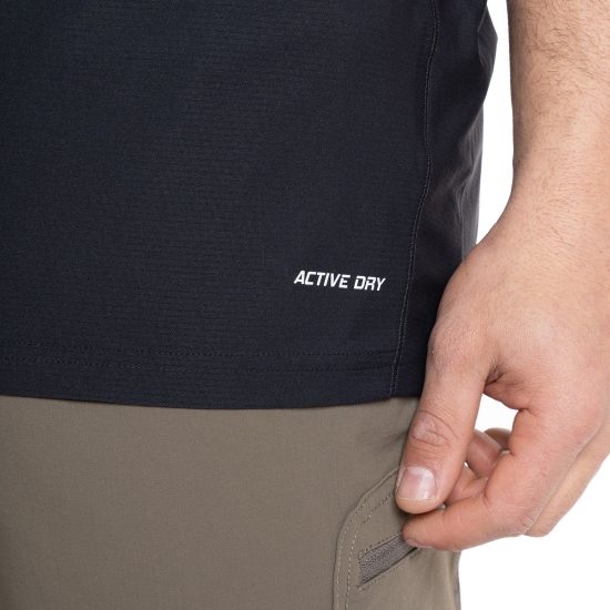 Polera Hombre Algodón Orgánico Negro Kannu - Imagen 4