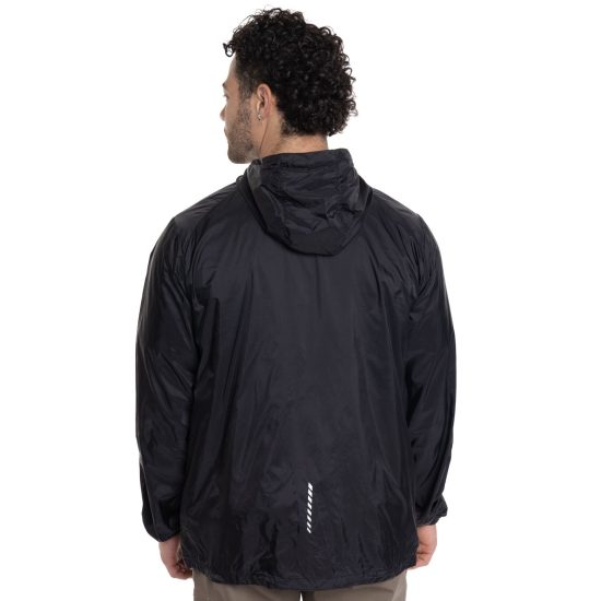 Cortaviento Hombre Empacable Outdoor Negro Kannu - Imagen 2