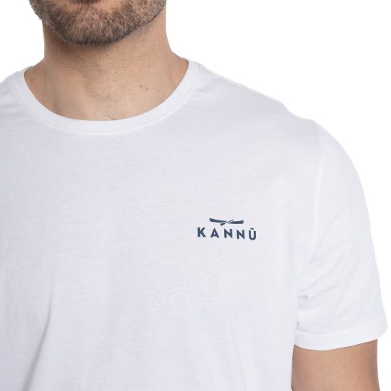 Polera Hombre Lifestyle Algodón Orgánico Blanca Kannu - Imagen 4