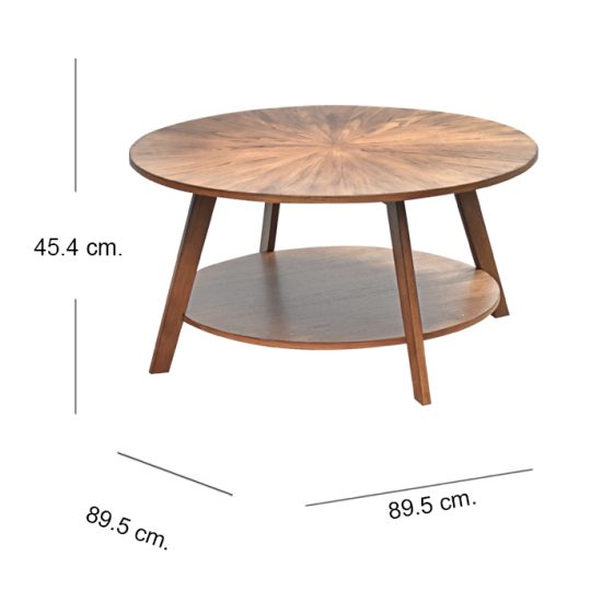 Mesa De Centro Light Walnut Msa - Imagen 5