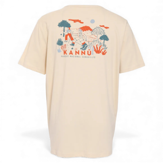 Polera Hombre Manga Corta Jersey Lifestyle Beige Kannu - Imagen 2