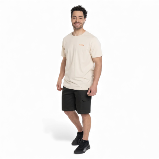 Polera Hombre Manga Corta Jersey Lifestyle Beige Kannu - Imagen 4
