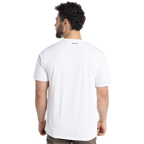 Polera Hombre Mini Logo Algodon Blanco Kannu - Imagen 2