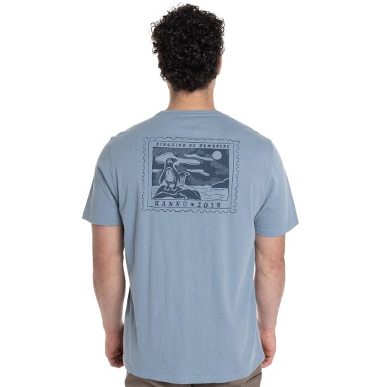 Polera Hombre Manga Corta Jersey Lifestyle Celeste Kannu - Imagen 2