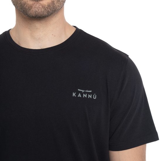 Polera Hombre Manga Corta Jersey Lifestyle Negro Kannu - Imagen 3