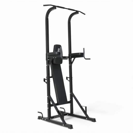 Máquina - Estación Dominadas Paralelas Multifunción Pro con Banca - Imagen 2