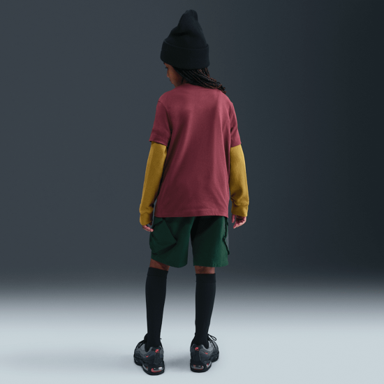 Polera infantil Sportswear Big Kids' Burdeo Nike - Imagen 5