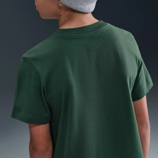 Polera infantil Sportswear Big Kids' Verde Nike - Imagen 2