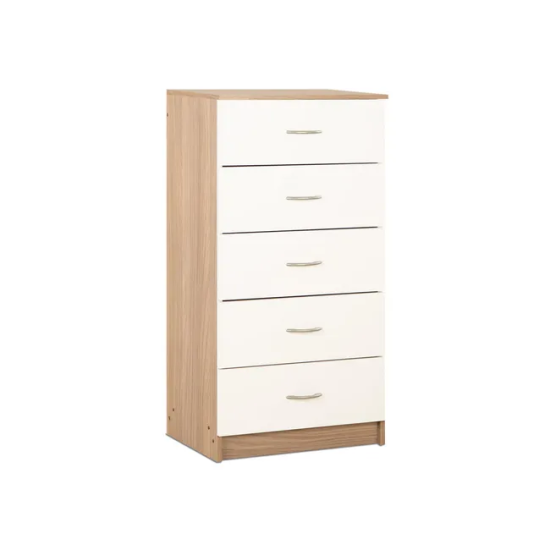 COMODA 5 CAJONES BICOLOR CIC - Imagen 2