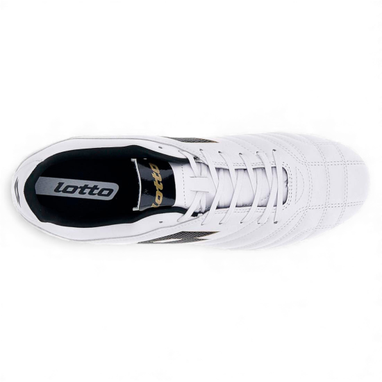 Zapato de Futbol Hombre Stadio FG 705 Blanco Lotto - Imagen 4