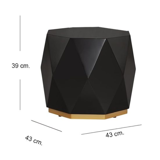 Mesa Lateral Geometrix Black Msa - Imagen 5