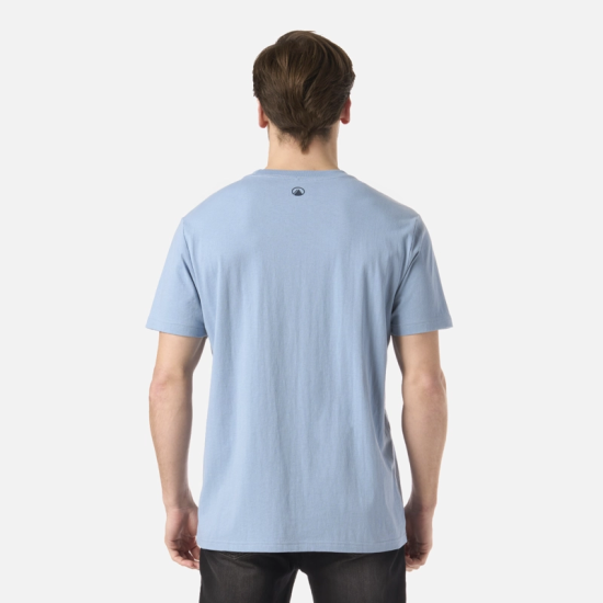 Polera Hombre Ulmo Pocket T-Shirt Azul Piedra Lippi - Imagen 3