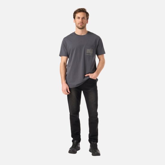 Polera Hombre Ulmo Pocket T-Shirt Grafito Lippi - Imagen 2