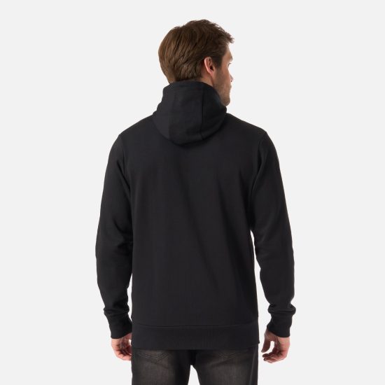 Poleron Hombre Ulmo Full Zip Hoody Sweatshirt Negro Lippi - Imagen 3