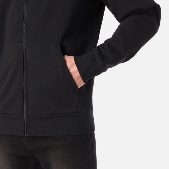 Poleron Hombre Ulmo Full Zip Hoody Sweatshirt Negro Lippi - Imagen 5