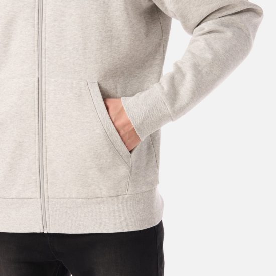 Poleron Hombre Ulmo Light Hoody Sweatshirt Gris Melange Lippi - Imagen 5