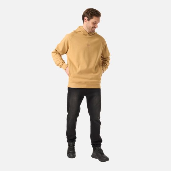 Poleron Hombre Ulmo Light Hoody Sweatshirt Mostaza Lippi - Imagen 7