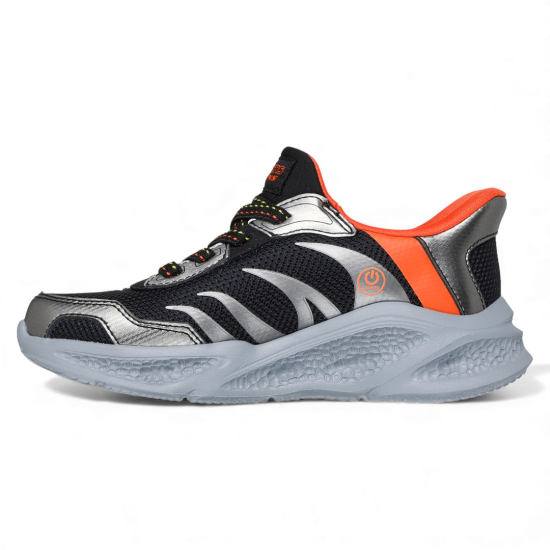 Zapatilla Niño S Lights Meteor Brisk Beams Skechers - Imagen 5