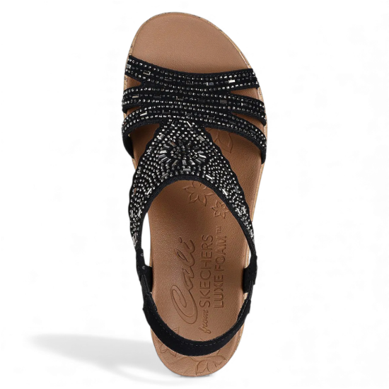 Sandalia Mujer Beverlee Dazzling Charm Blk Skechers - Imagen 2