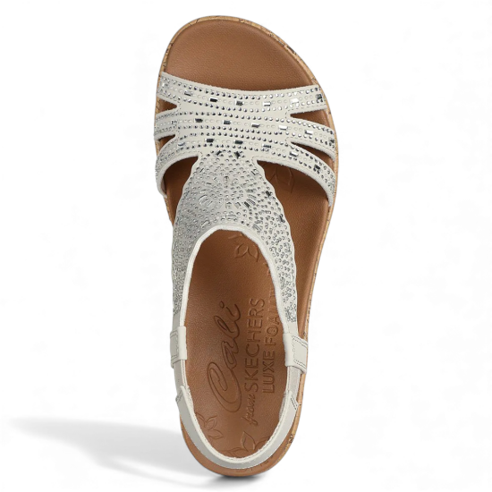 Sandalia Mujer Beverlee Dazzling Charm Ofwt Skechers - Imagen 3