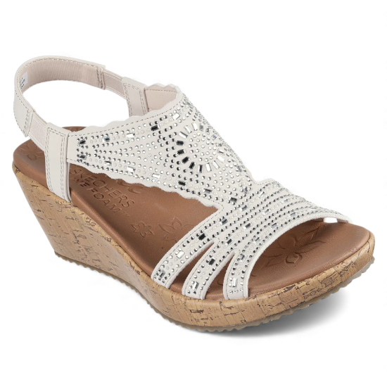 Sandalia Mujer Beverlee Dazzling Charm Ofwt Skechers - Imagen 4