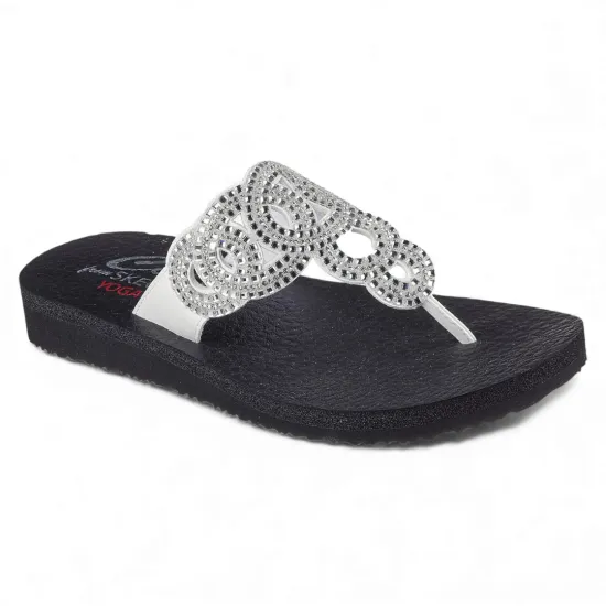 Sandalia Mujer Meditation Limitless Glamour Wht Skechers - Imagen 2