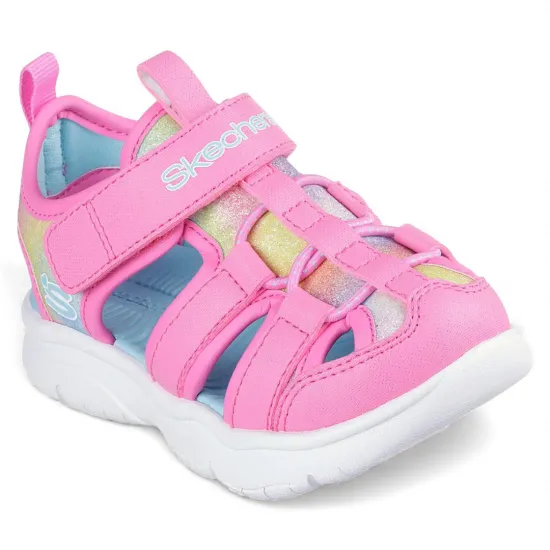 Sandalia Niña Flex Splash Daylight Shimmer Hpmt Skechers - Imagen 2