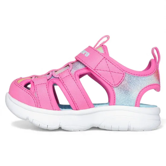 Sandalia Niña Flex Splash Daylight Shimmer Hpmt Skechers - Imagen 5
