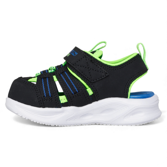 Sandalia Niño Sola Glow Hyper Coast Lights Bklm Skechers - Imagen 5