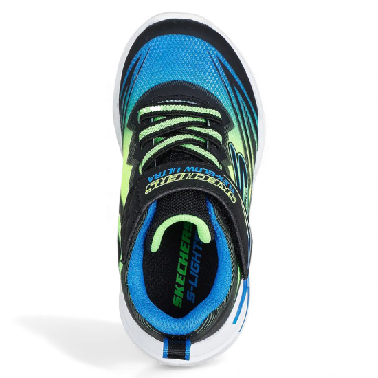 Zapatilla Niño S Lights Flex Glow Ultra Bblm Skechers - Imagen 2