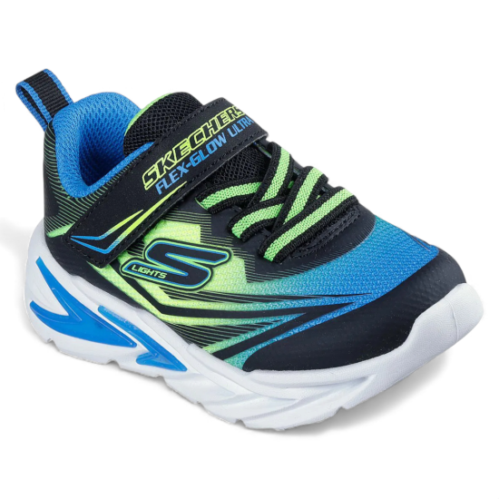Zapatilla Niño S Lights Flex Glow Ultra Bblm Skechers - Imagen 5