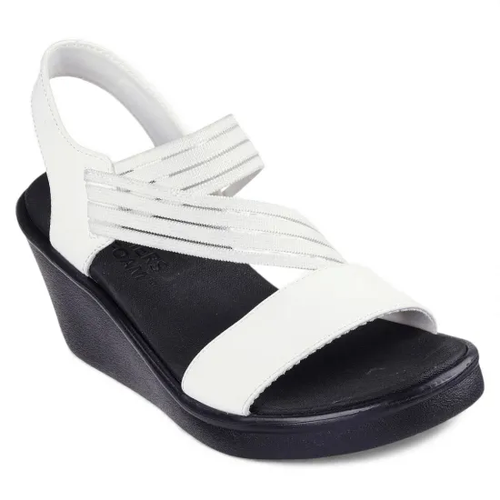 Sandalia Mujer Rumble On My Go To Wht Skechers - Imagen 5