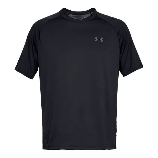 POLERA HOMBRE TECH 2.0 SS BLACK UNDER ARMOUR