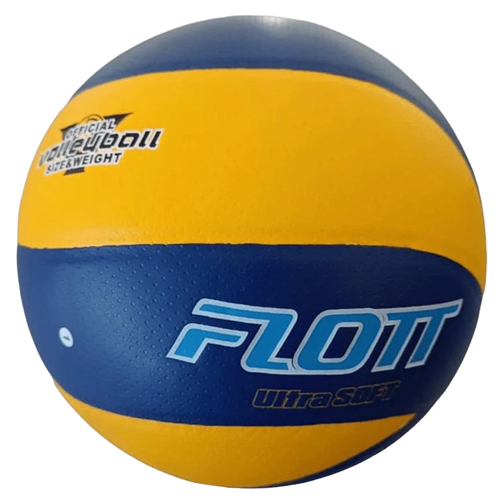Balón Voleibol Flott Ultra Soft laminado N°5 Azul-Amarillo