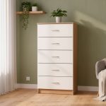 COMODA 5 CAJONES BICOLOR CIC